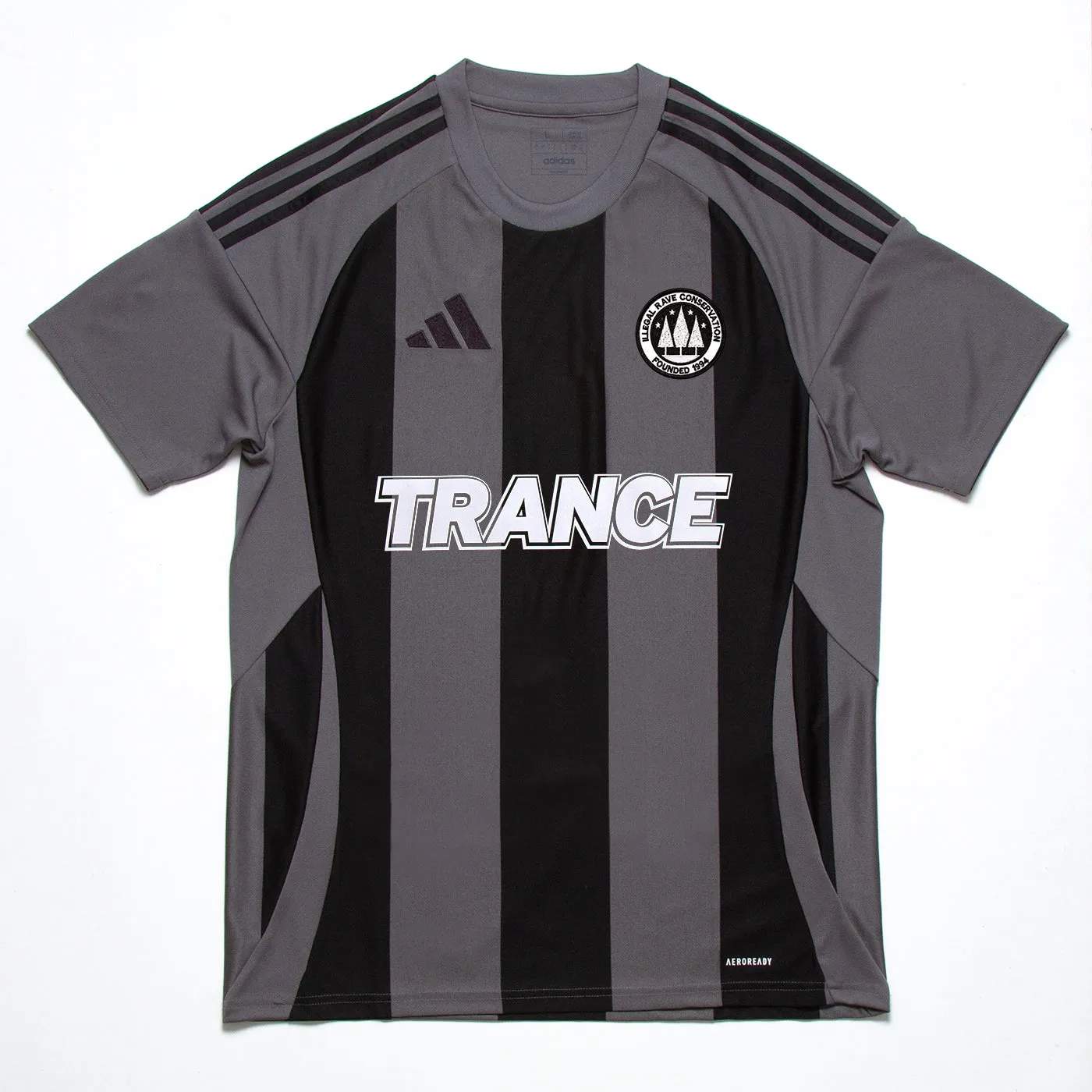 Trance FC Striped Club - Jersey - Grey/Black