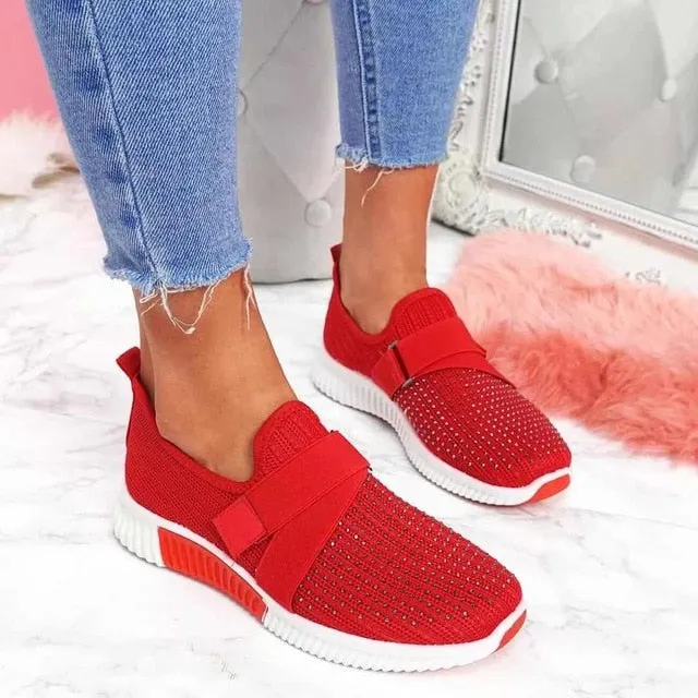 Trendy Casual Solid Color Mesh Sneakers