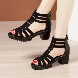 Trendy High Gladiator Heel Shoes