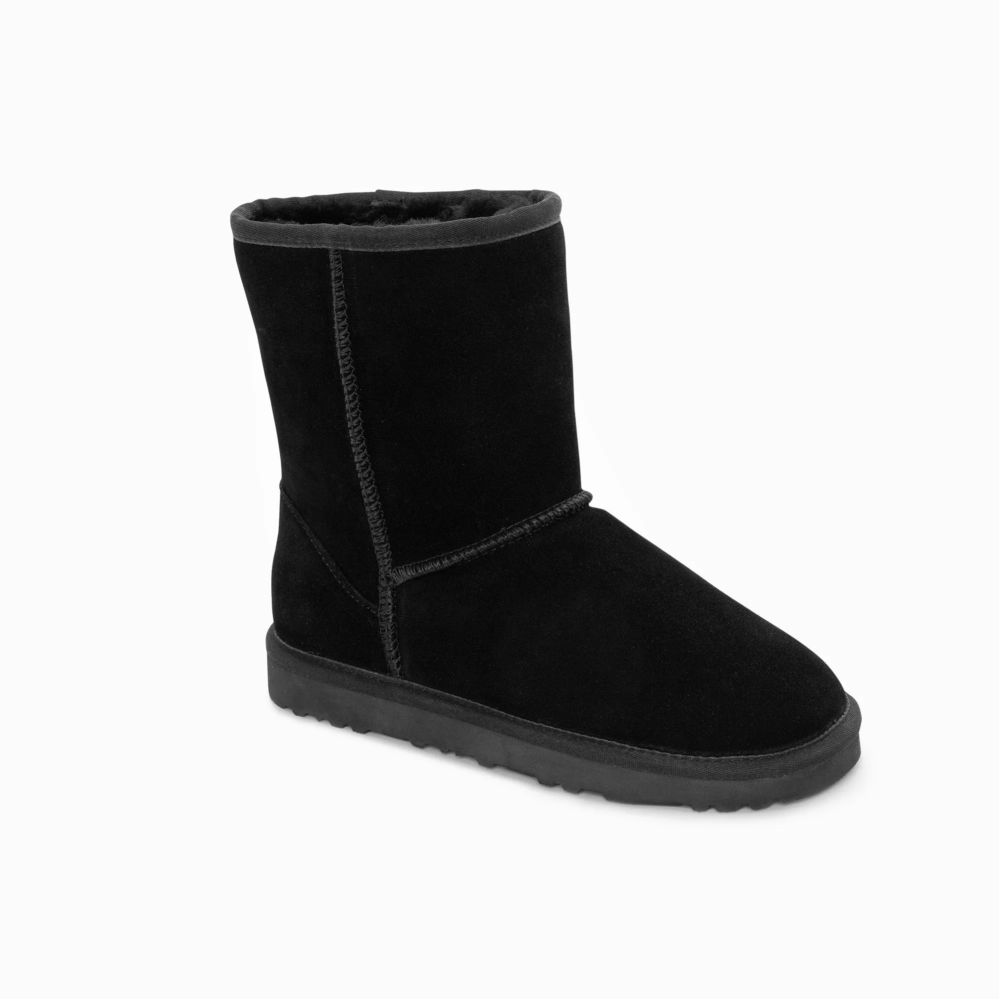 Ugg Boots Genuine Australian Sheepskin Unisex Short Classic Suede (Unisex Cow Suede)