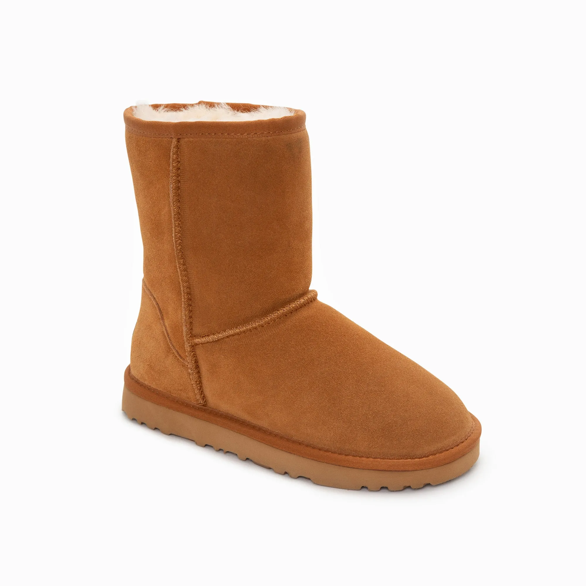 Ugg Boots Genuine Australian Sheepskin Unisex Short Classic Suede (Unisex Cow Suede)