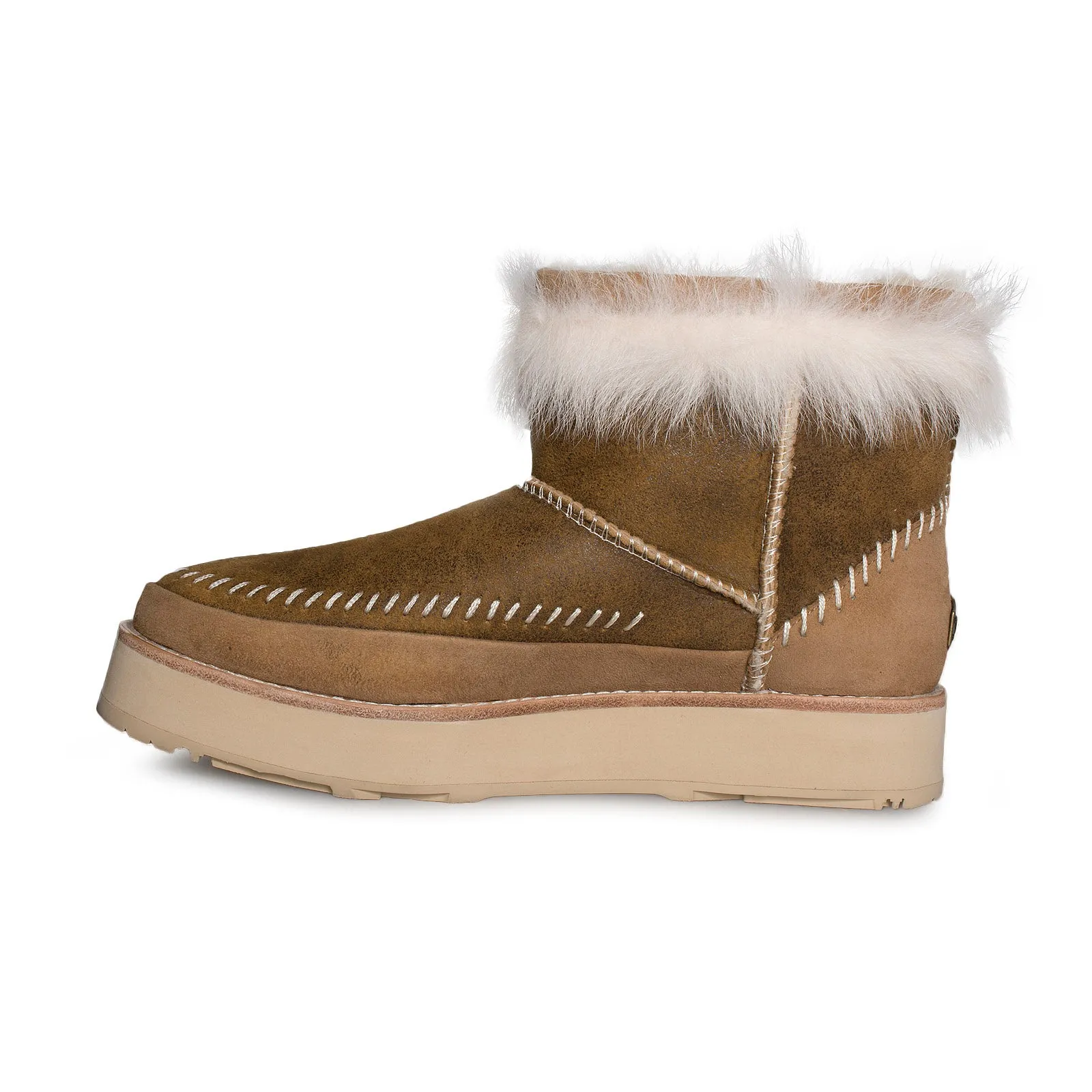 UGG Fluff Punk Boot Chestnut - Women's