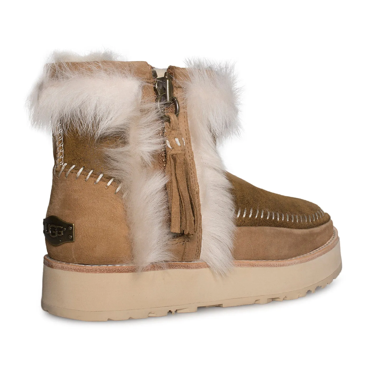 UGG Fluff Punk Boot Chestnut - Women's