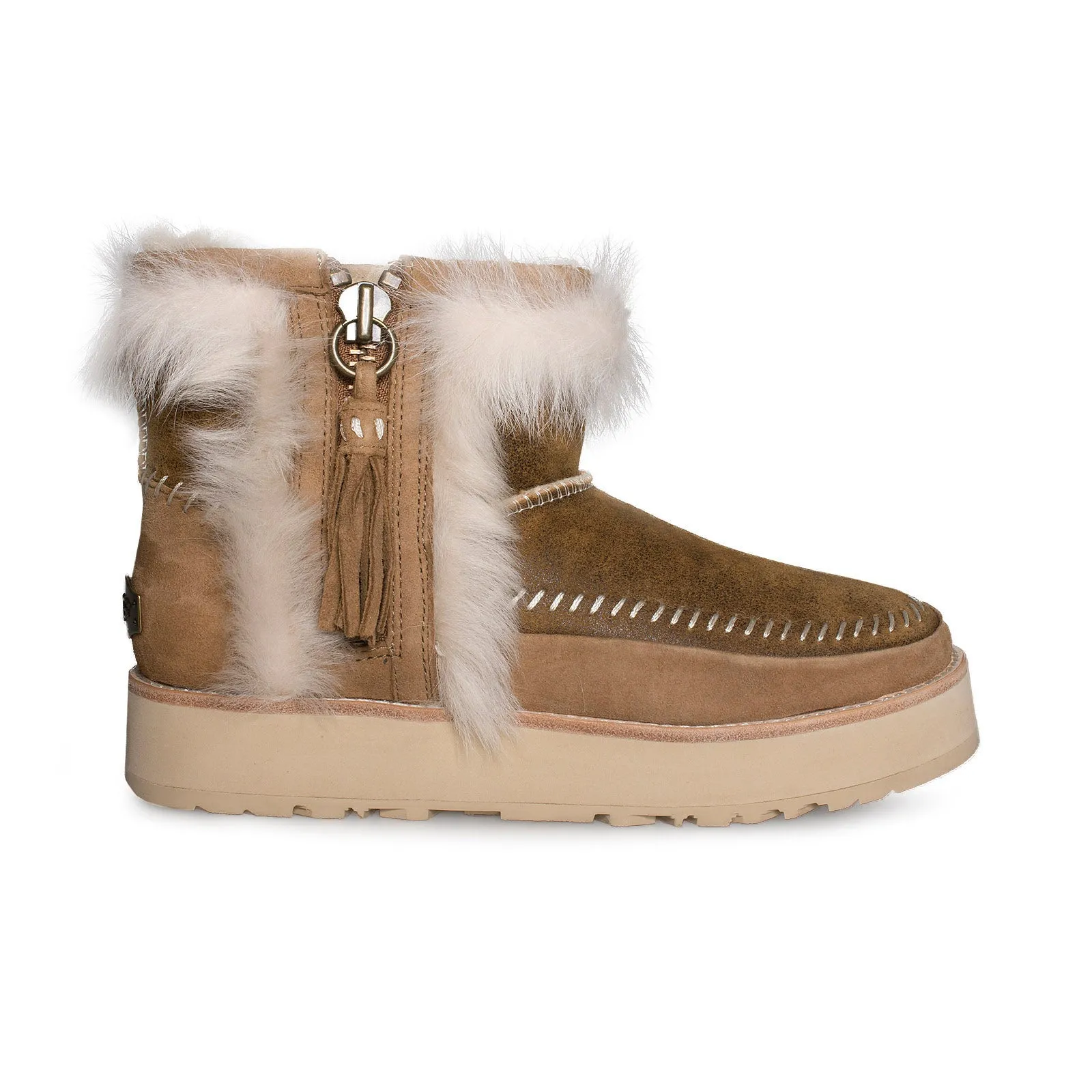 UGG Fluff Punk Boot Chestnut - Women's