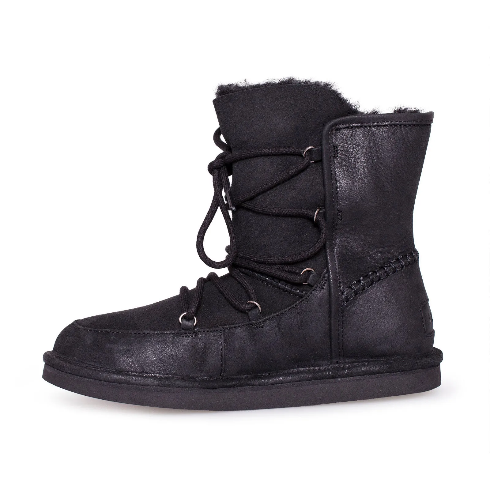 UGG Lodge Black Boots - Women's