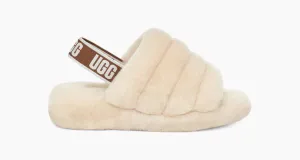 UGG Womens Fluff Yeah Slide Natural