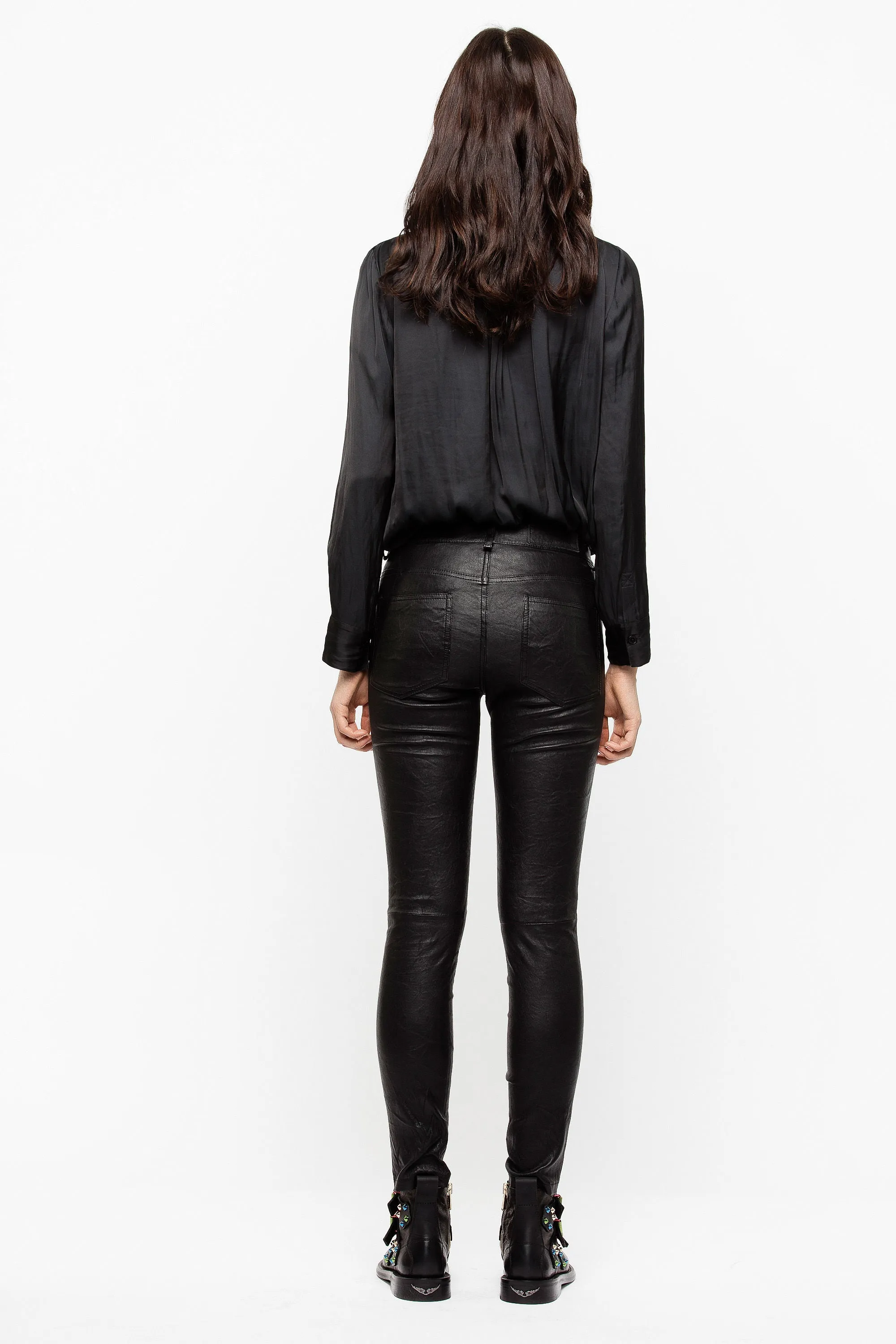 Zadig & Voltaire - Tink Satin Tunic Blouse Noir